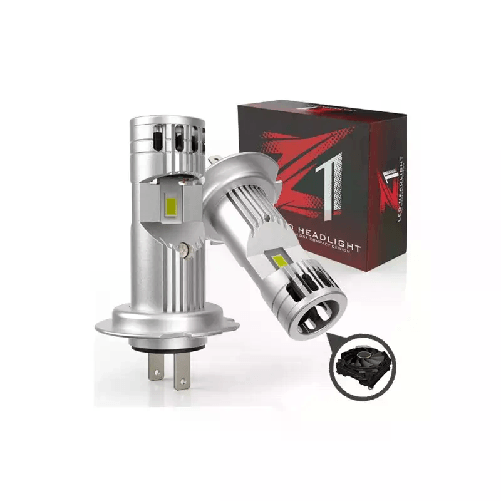 Z1 Lampadine H7 faro per auto LED con ventola integrata fari canbus 4400lm 6000k