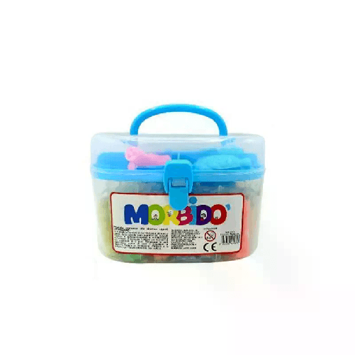 Confezione Plastilina Pasta da Modellare bauletto da 24PZ con 9 formine bambini