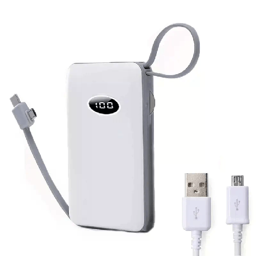 POWER BANK 20000mAh CARICA BATTERIA Tipo C IPhone 5V Portatile 3 cavi Esterna