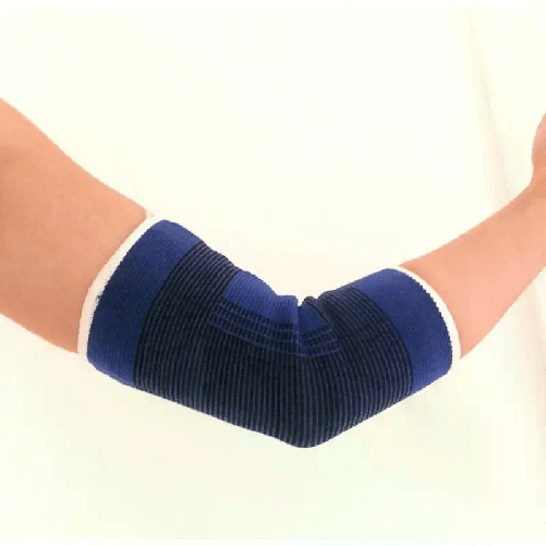 Coppia supporti fasce gomiti sostegno supporto fascia elastica gomito blu tutore