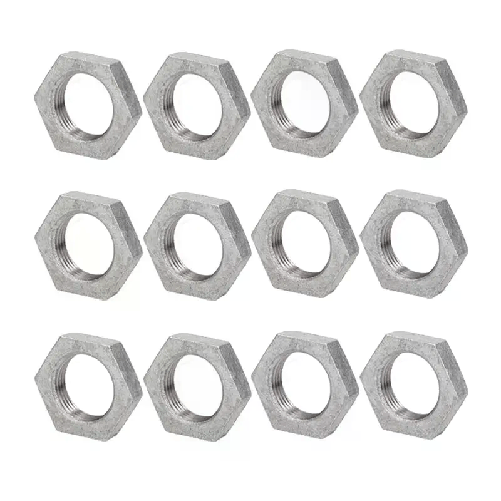 12x DADI ESAGONALI 1/2" controdado PASSO FILETTATURA tubi acqua gas idraulica