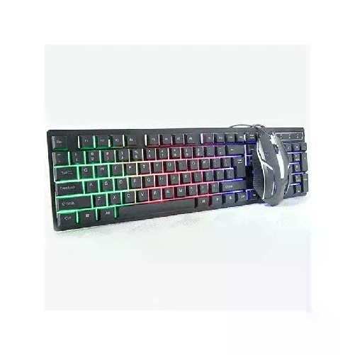 KIT Tastiera Mouse USB CMK-188 Confortevole RGB retroilluminazione PC Gaming Led