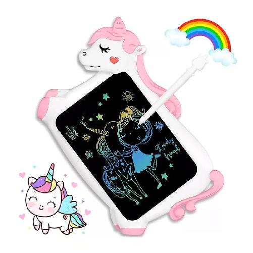 Tavoletta Grafica Lavagna Digitale Tablet LCD Scrittura Disegno Bambini Unicorno