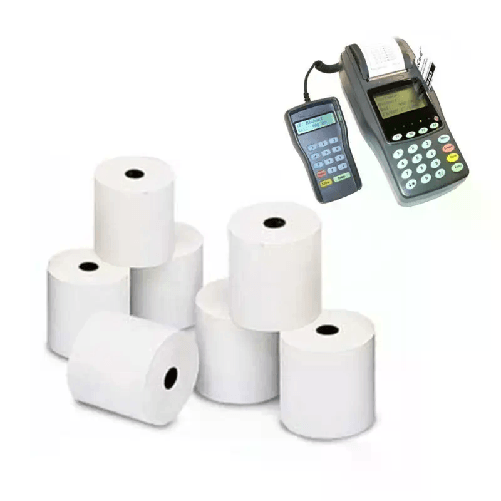 10 Rotoli termici MM 57x20 per dispositivo carta termica anima 12mm omologati