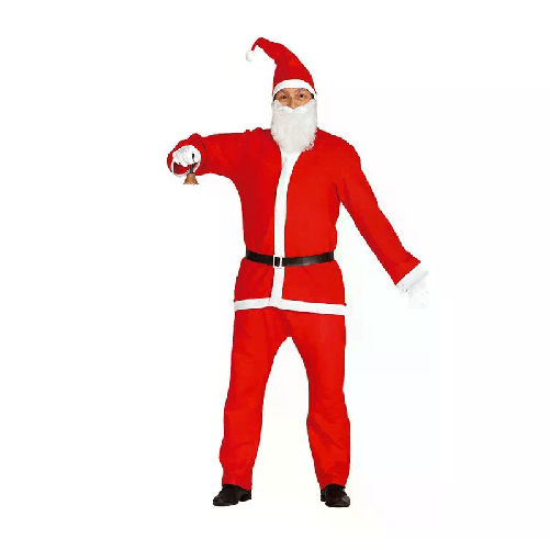 Costume Da Babbo Natale da Uomo Adulto Taglia Unica Santa Claus travestimento
