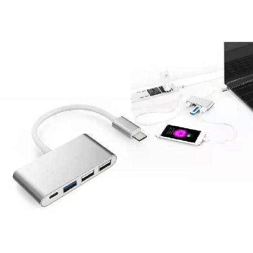 Hub Sdoppiatore USB su USB 3.0 2.0 Adattatore cavo tipo-C carica convertitore