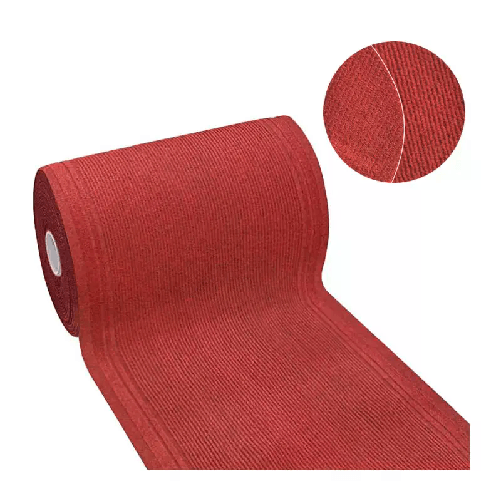 Moquette Passatoia in polipropilene 67cm x 25m spess. 8mm per eventi rossa