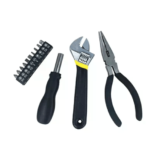 Kit cacciavite a incastro inserti multiuso 13pz pinza e chiave a rullino lavoro