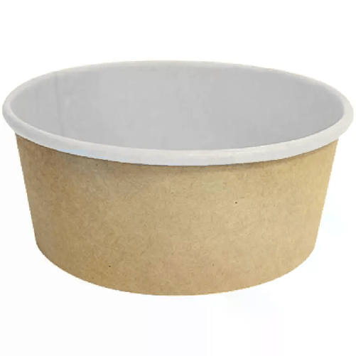 50 Insalatiere in cartoncino Kraft contenitore di carta 750 cc ciotole rotonde