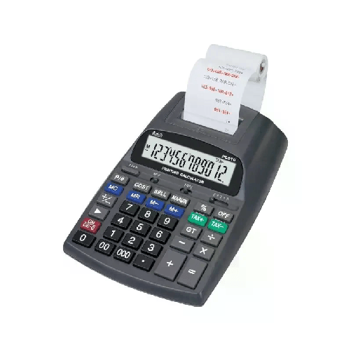 Calcolatrice stampa scontrini non fiscale ufficio negozio azienda 12 cifre casa