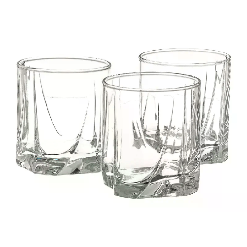 SET 3 BICCHIERI IN VETRO PER ACQUA VINO COCKTAI 26 CL CASA RISTORANTE BAR PUB