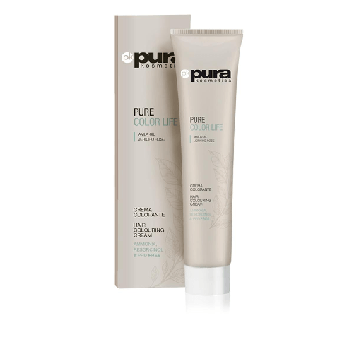 Pura Kosmetica Pure Color Life - Crema Colorante 8/00 Biondo Chiaro Intenso 100 ml