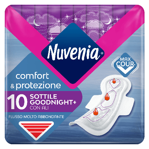 Nuvenia Comfort & Protezione 10 Sottile Notte con ali