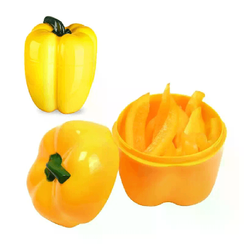 Contenitore porta salva freschezza peperone 2PZ in plastica BPA Free Protegge