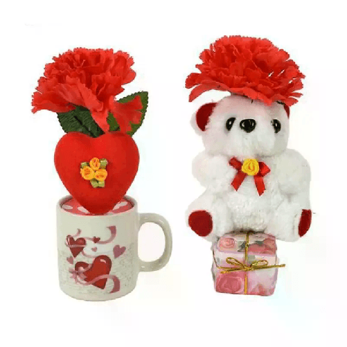 Set orsetto Tazza regalo San Valentino anniversario Peluche idea regalo mug