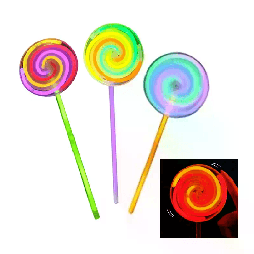 3 Girandole luminose fluorescenti colorati discoteca DJ accessori feste party
