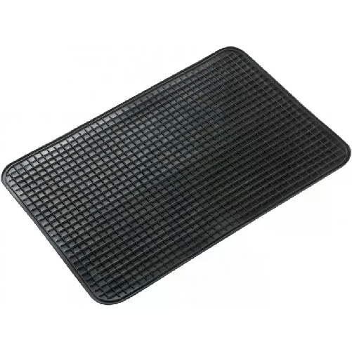 Tappetino per auto in gomma universale antiscivolo salva tappeto nero 50x40 cm