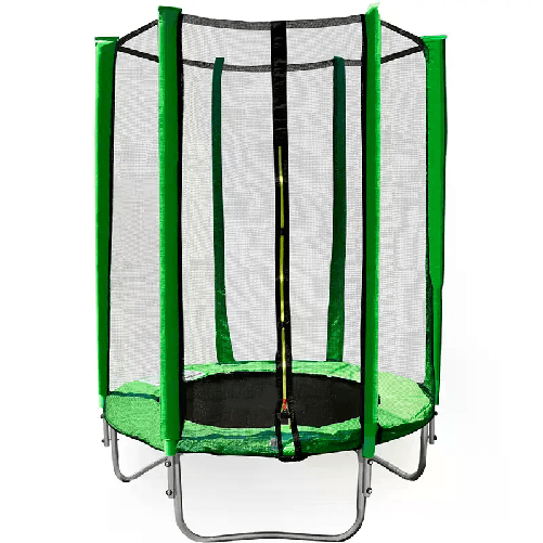 Trampolino Tappeto Elastico rotondo tappetino bambini 140cm con rete sicurezza