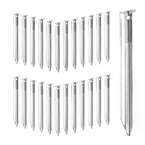 Picchetto a V 23 cm per Tenda in robusto metallo campeggio picchetti 24 PEZZI