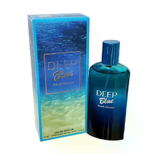 Deep Blue Eau De Toilette Profumo uomo pour homme 100ml Montage Brands fragranza