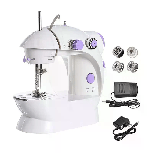 Mini macchina per cucire da cucito 4in1 portatile viaggio puntocroce filo sarta