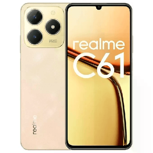 Realme C61 17,1 cm (6.74) Doppia SIM Android 14 4G USB tipo-C 6 GB 128 GB 5000 mAh Oro