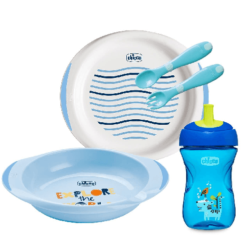 Chicco 00016201200000 servizio da tavola per bambino Piatto per bambini