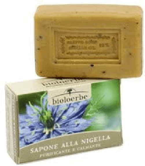 Saponetta alla Nigella - Scen - purificante e calmante, 125 gr, dermatologicamente testato - Bioloerbe