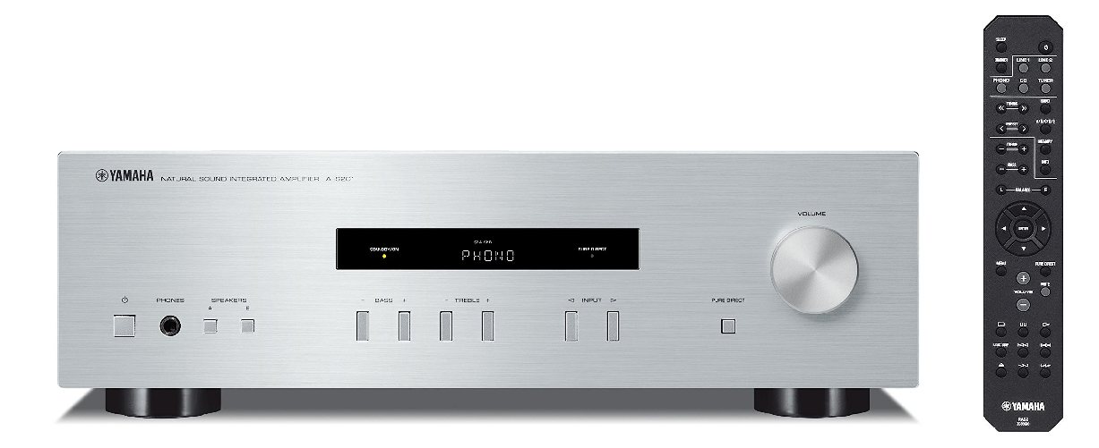 Yamaha A-S201SI Amplificatore Integrato Silver Yamaha A-S201 2.0 canali Casa Argento
