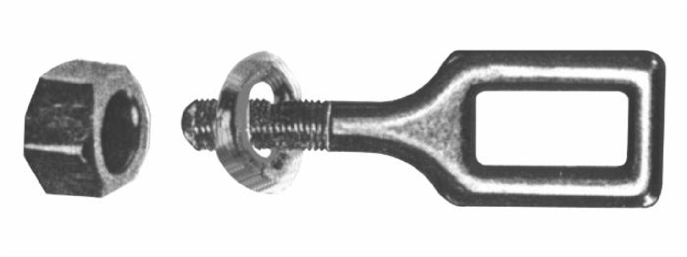 Ciarpa per ancora estirpatore filetto 20MA occhiello rettangolare 50x20mm
