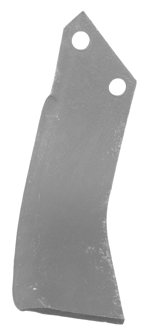 Zappa dx di tipo curvo Ø foro 12,5mm spessore 6mm