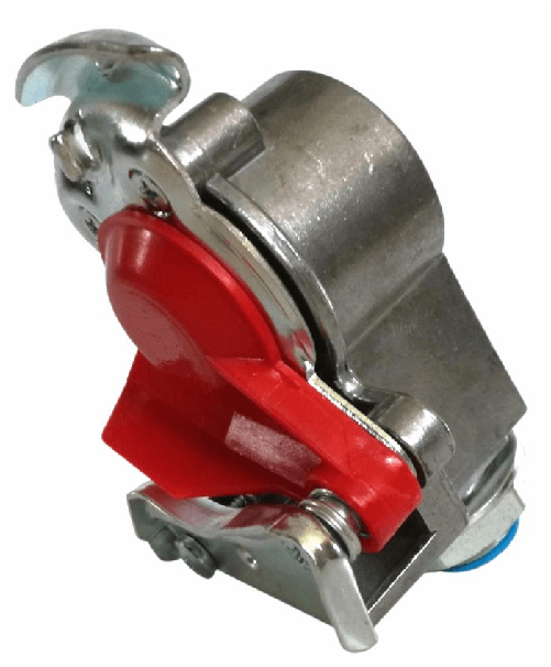 Giunto accoppiamento iso colore rosso con filtro per rimorchi adattabile a Wabco