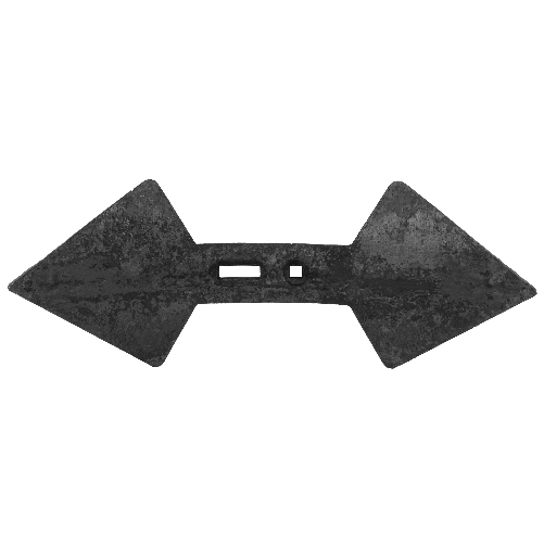 Vomere doppio cuore da 180mm