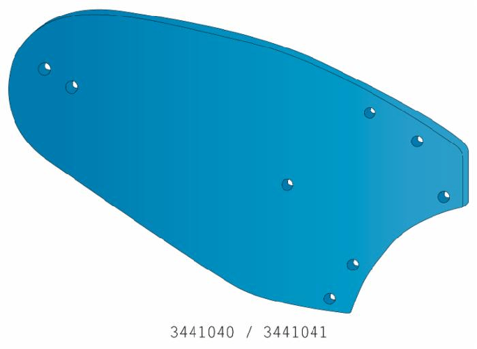 Versoio adattabile Lemken 3441041 sx