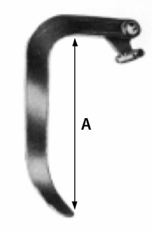Ancora tiller per telaietto lungo