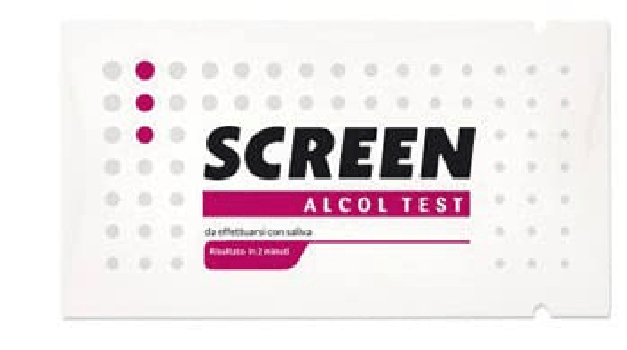 SCREEN ALCOOL TEST SALIVARE MONOUSO ALCOLTEST SALIVA