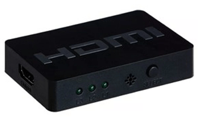 Link Mini Switch Hdmi 4kx2k@30hz con 3 Porte con Telecomando
