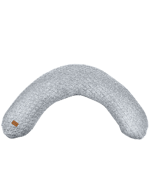 Cuscino da Gravidanza e Allattamento Big Flopsy Fleur de Coton Heather Grey