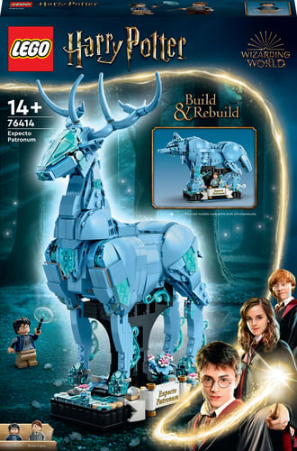 LEGO Harry Potter 76414 Expecto Patronum Set 2 in 1 con Figure Animali, Cervo e Lupo, Regali per Adolescenti LEGO Harry Potter Expecto Patronum