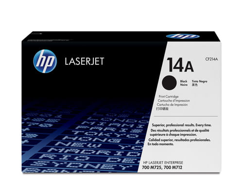 Hp ORIGINALE HP toner nero CF214A 14A 10000 pagine standard HEWLETT PACKARD HP Cartuccia Toner originale nero LaserJet 14A