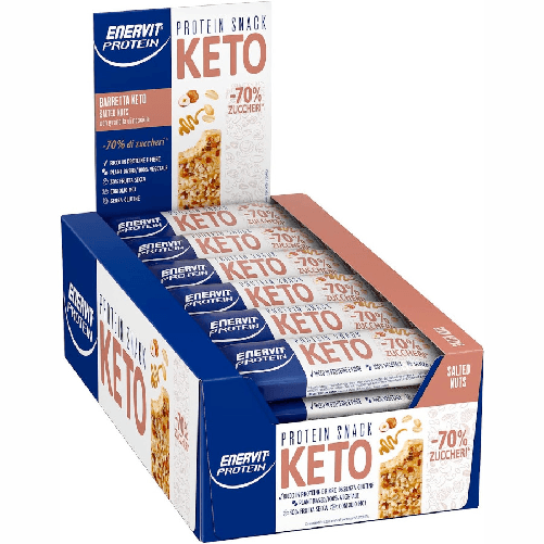 ENERVIT Protein Snack Keto gusto Salted Nuts 30x35g cod 91884