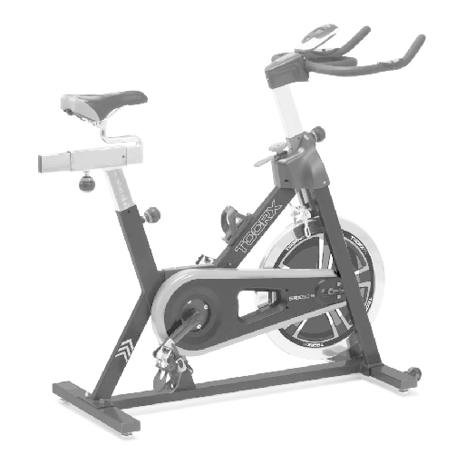 TOORX SRX 50S Spin bike trasmissione a catena con display LCD