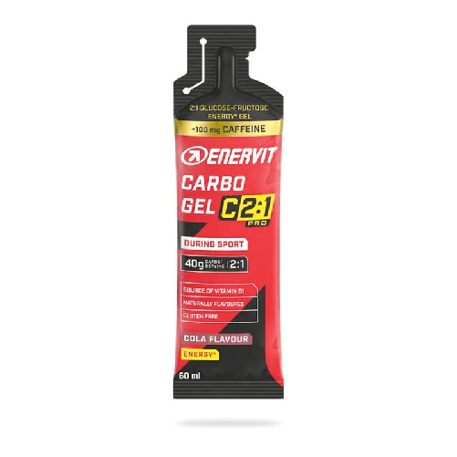 ENERVIT Carbo Gel C2:1 PRO Cola con caffeina 60ml COLA box 24pz cod 96631