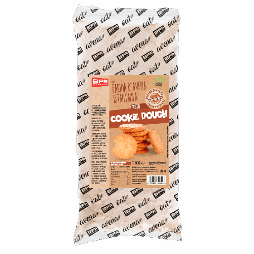 BPR NUTRITION Farina di avena istantanea 1kg gusto COOKIE DOUGH