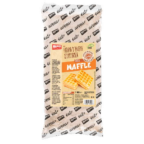 BPR NUTRITION Farina d'avena istantanea 1kg gusto WAFFLE
