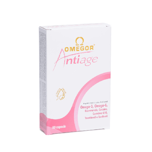 OMEGOR Antiage Omega-3 EPA e DHA Omega-6 confezione 60 perle