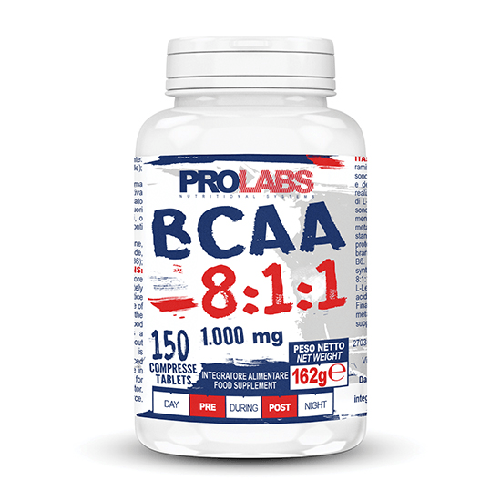 PROLABS BCAA 8:1:1 aminoacidi ramificati formato 150cpr
