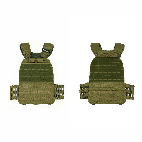 Diamond Tactical vest 9 kg: 1 piastra da 4 kg + 2 piastre da 2 kg GZT9