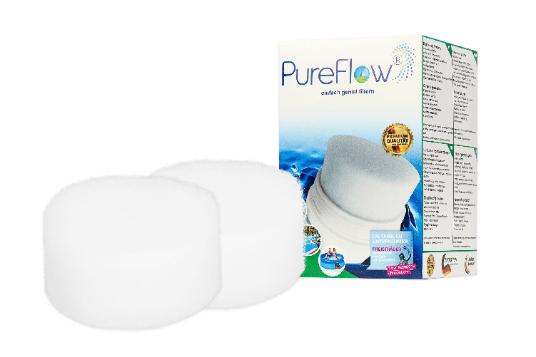 Materiale Filtrante PureFlow per filtro a cartuccia - Diametro 16 cm (confezione 2 pezzi)