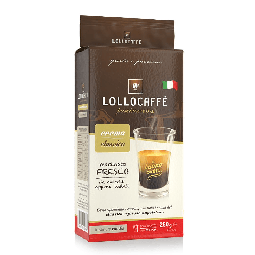 Lollo CaffÃ ̈ macinato Lollo Classico confezione 250g Lollo Caffe 34523802049 250 g